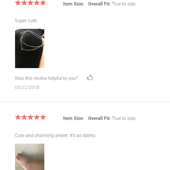 HEART CHARM ANKLET - Picture 4 of 4